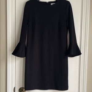 Old Navy Black Bell  Sleeve Ponte Knit Dress XS